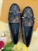 chaussure sport louis vuitton femme round head casual flat brown